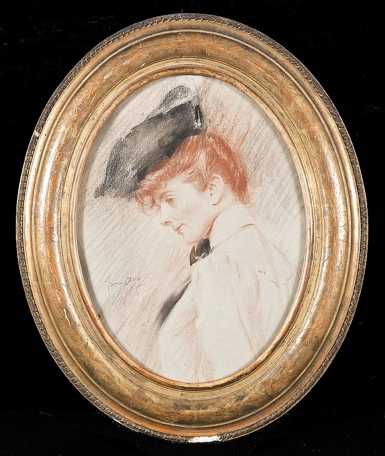 Elegante nel cappello